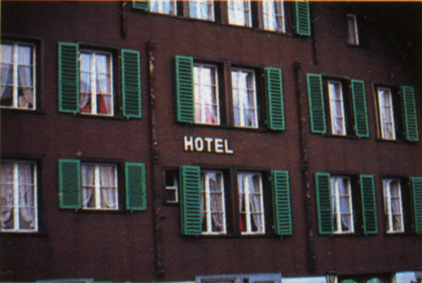 インターラーケンで有希子さんが宿泊したホテルを発見！